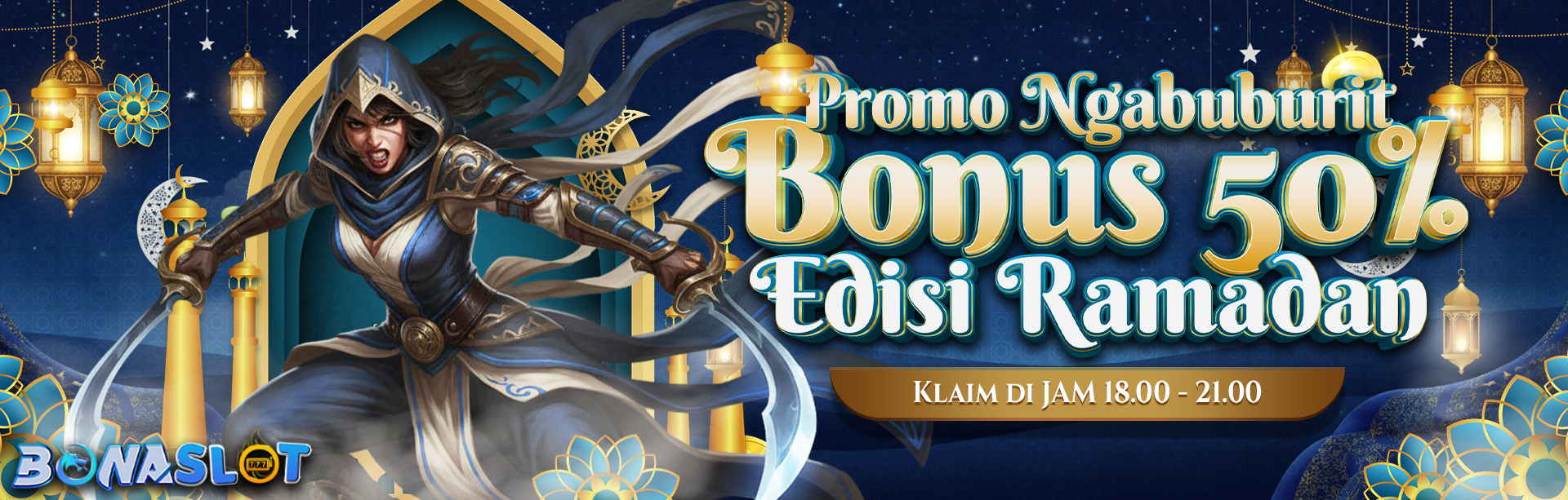 BONUS NGABUBURIT 50%