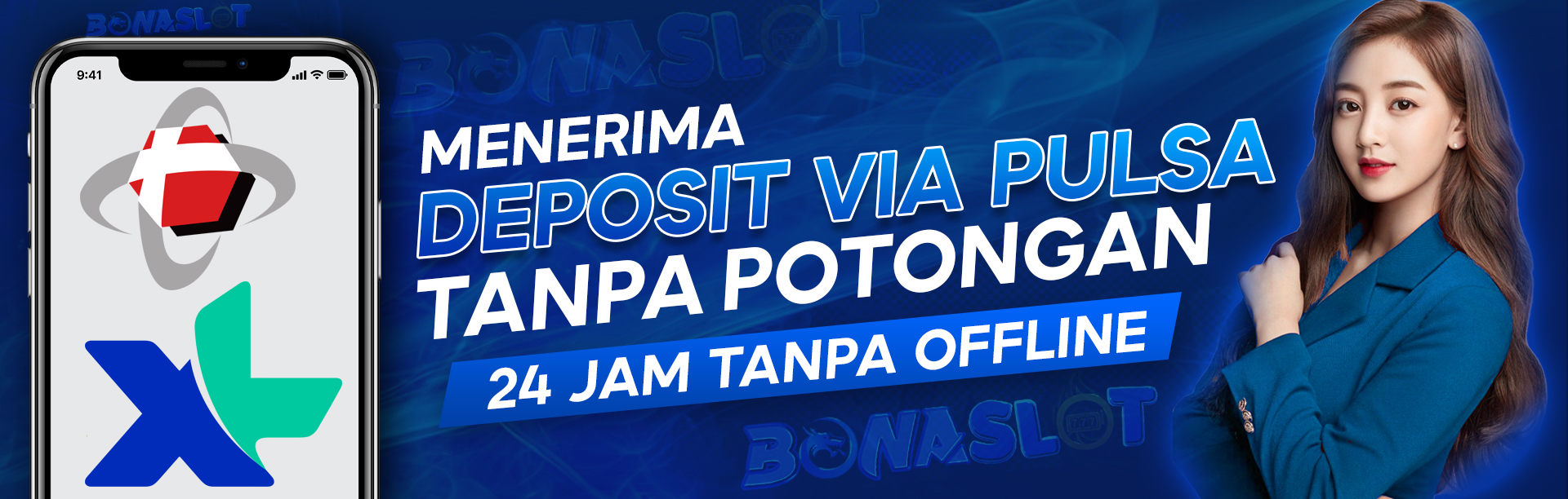 Deposit Via Pulsa Tanpa Potongan 100%
