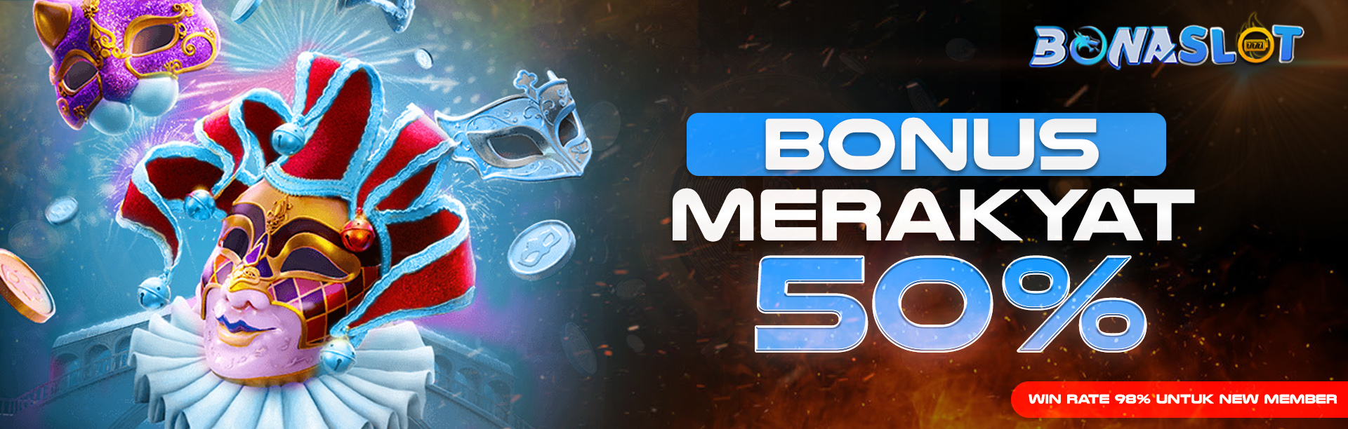 Bonus Deposit Merakyat 50%