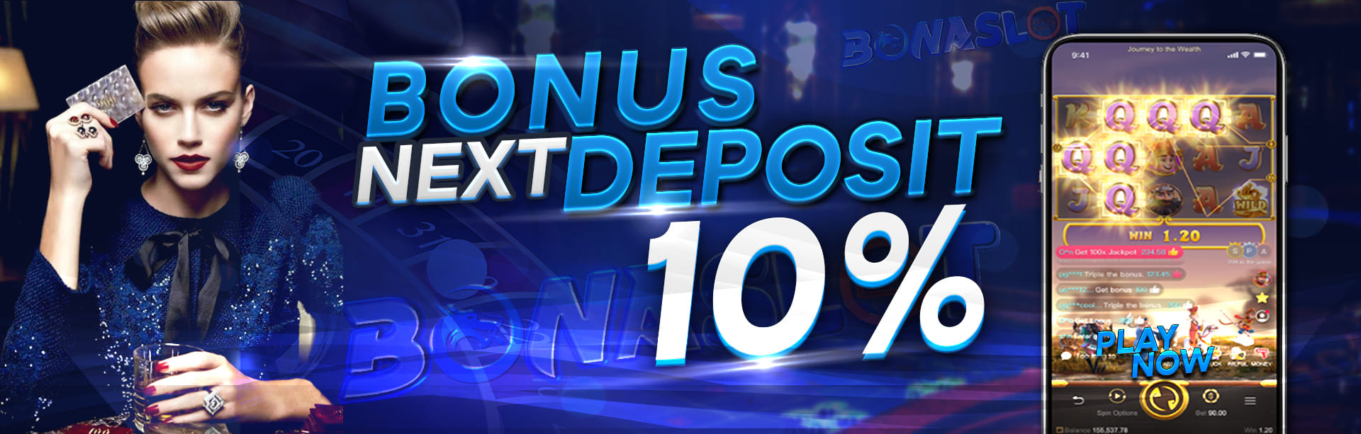 Bonus Next Deposit 10%