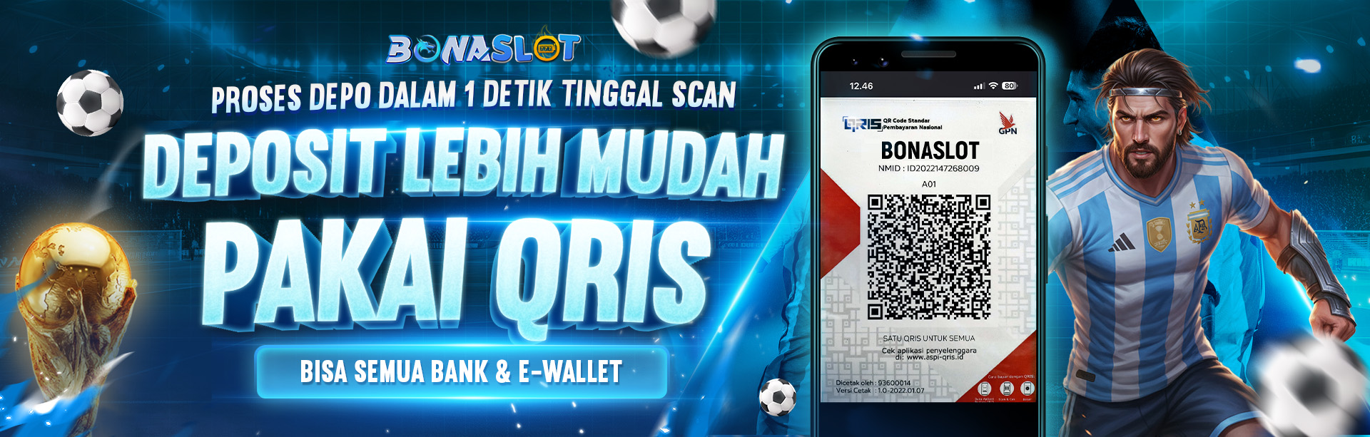 DEPOSIT VIA QRIS & E-MONEY