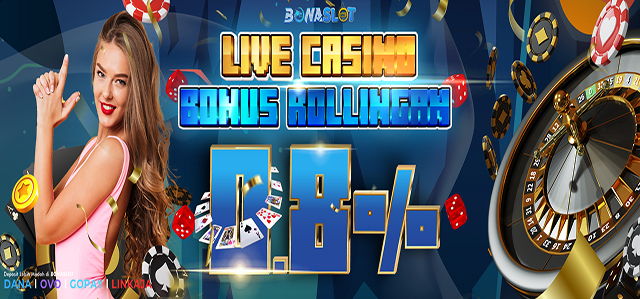  BONUS ROLLINGAN LIVE CASINO 0.5%