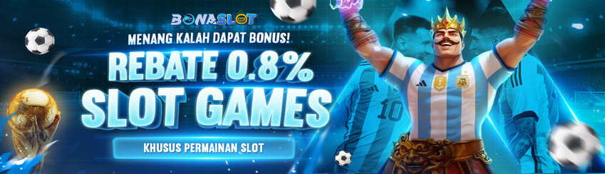 BONUS ROLLINGAN SLOT 0,8% SETIAP HARI 