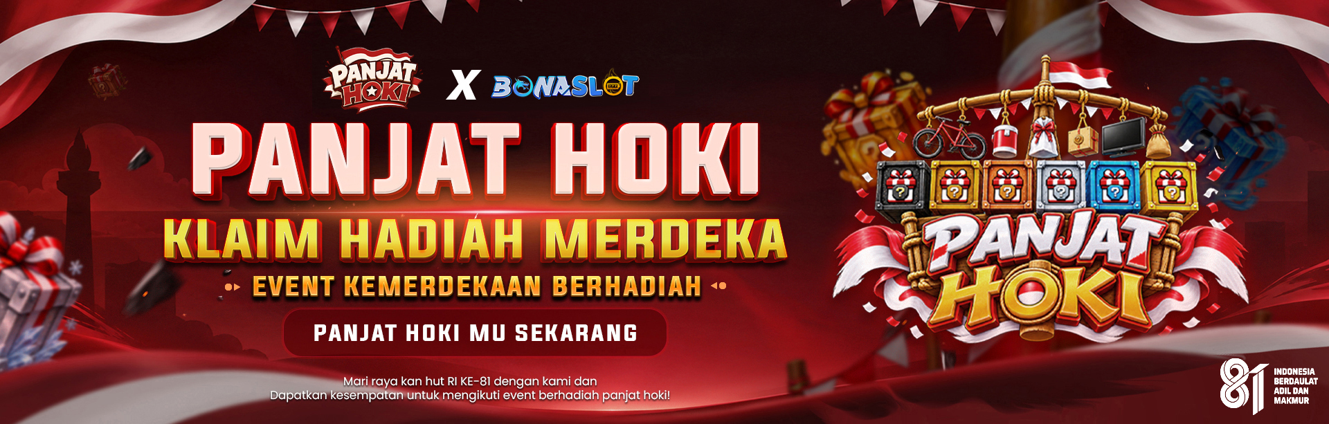 PANJAT HOKI KEMERDEKAAN X BONASLOT