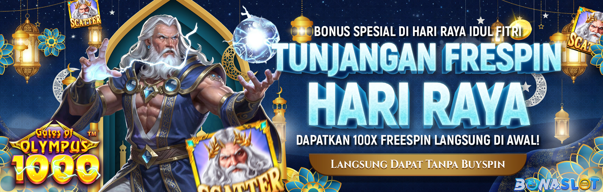 TUNJANGAN FREESPIN HARI RAYA BERSAMA BONASLOT